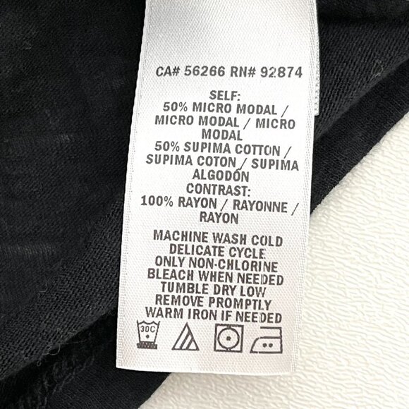 Splendid Black Top Blouse Off the Shoulder Small - Picture 9 of 12